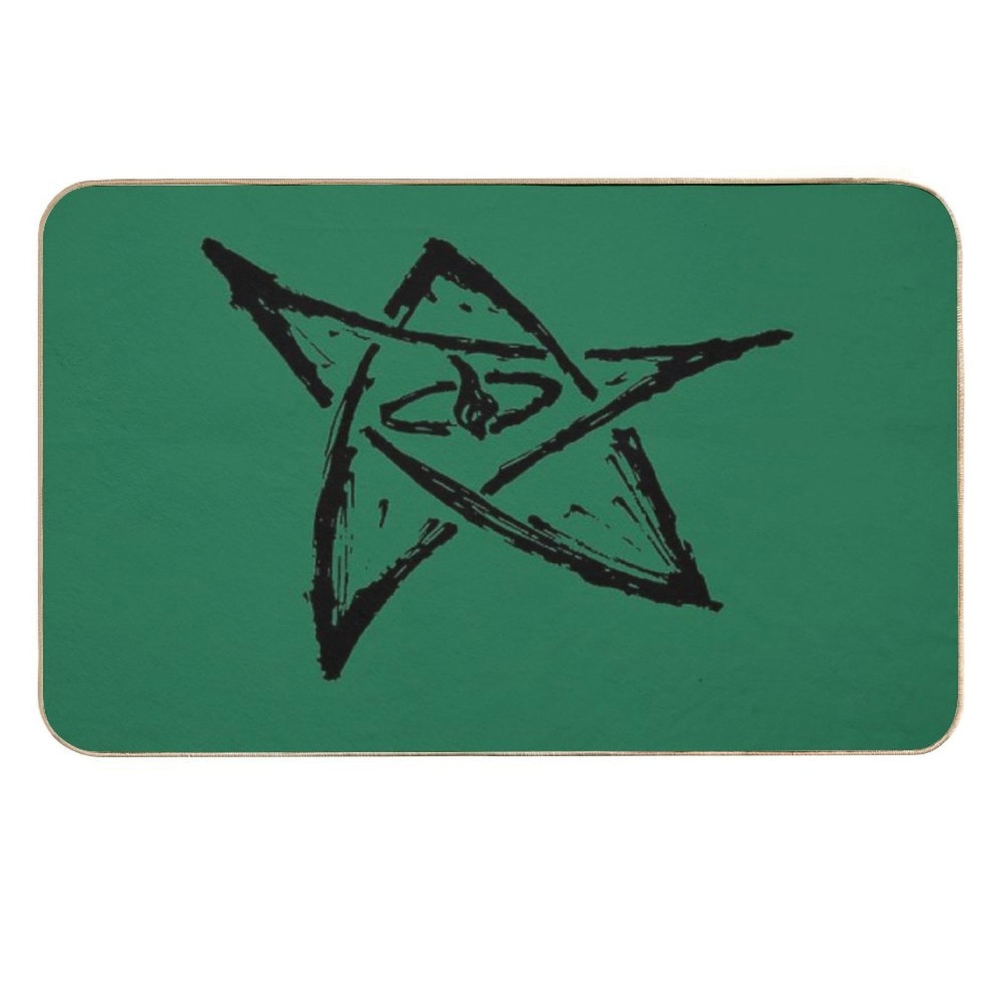 Call of Cthulhu, The Elder Sign - Ink Black  Anti-Trip Bath Mat