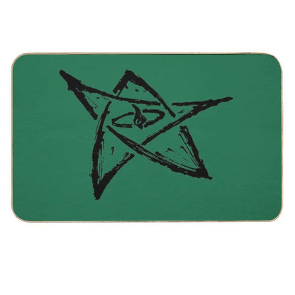 Call of Cthulhu, The Elder Sign - Ink Black  Anti-Trip Bath Mat