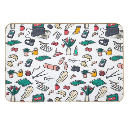 Hobby Pattern.  Odorless Bath Mat