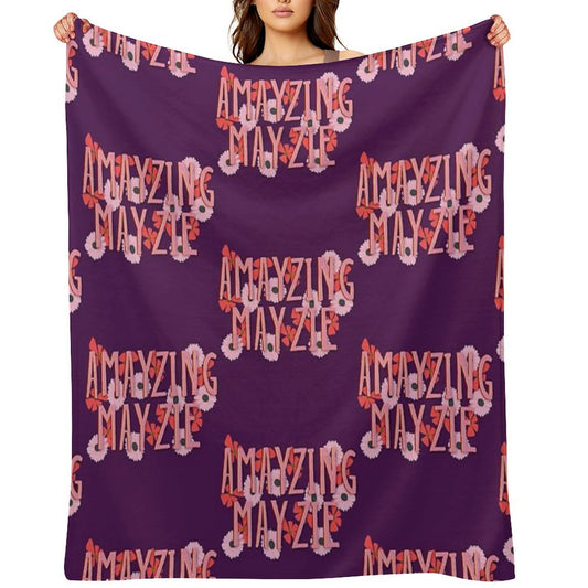 Amayzing Mayzie Suessical Seussical The Musical Broadway Song Floral Shrink-resistant Throw Blanket