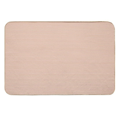 Cozy Comfort - Wavy  Blush  Eco-Friendly Bath Mat