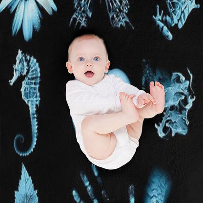 All Nine Glyphs of Fringe Versatility Throw Blanket