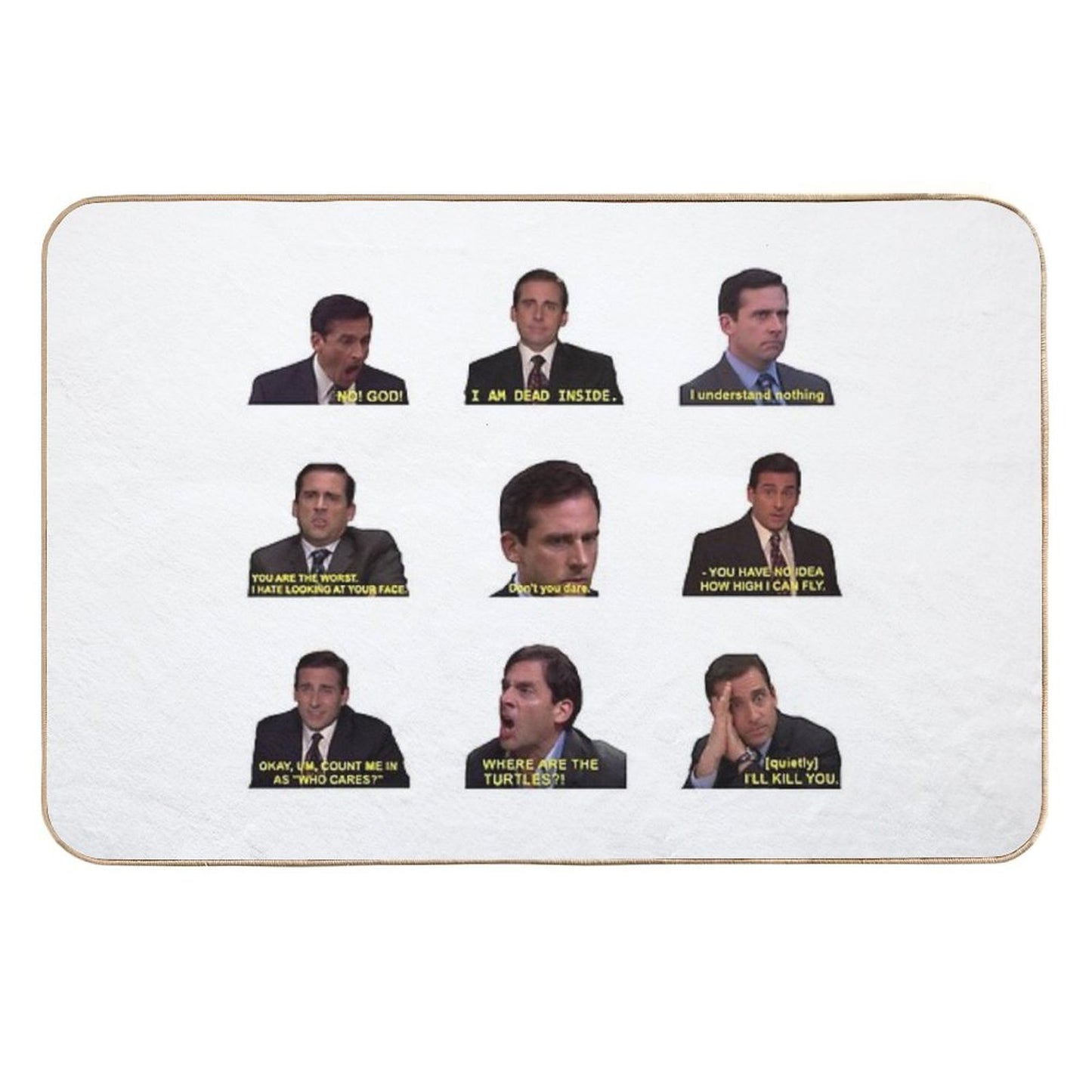 Michael Scott Quotes from The Office  Multi-Purpose Bath Mat