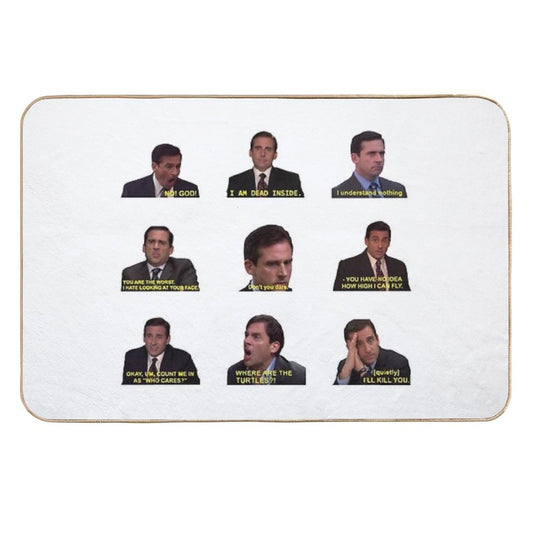 Michael Scott Quotes from The Office  Multi-Purpose Bath Mat