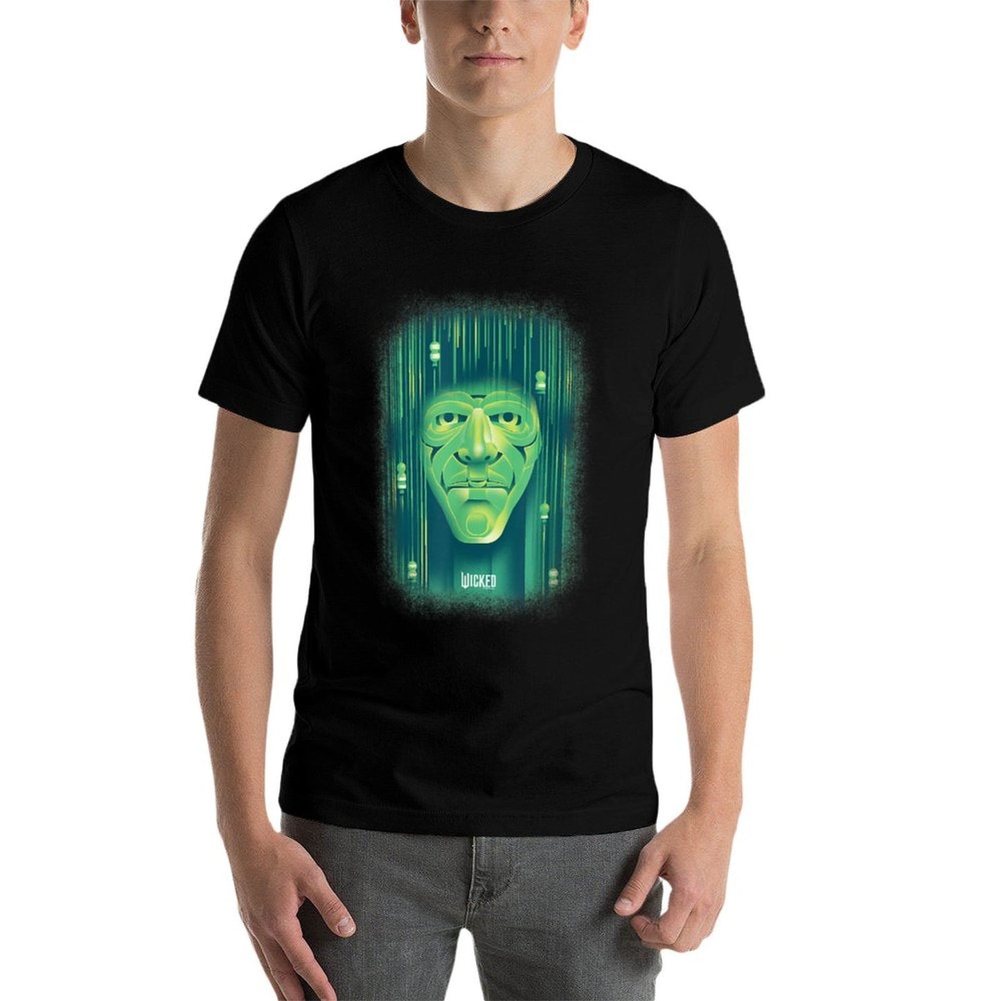 Wicked Wizard Face Emerald City  Breathable T-Shirt