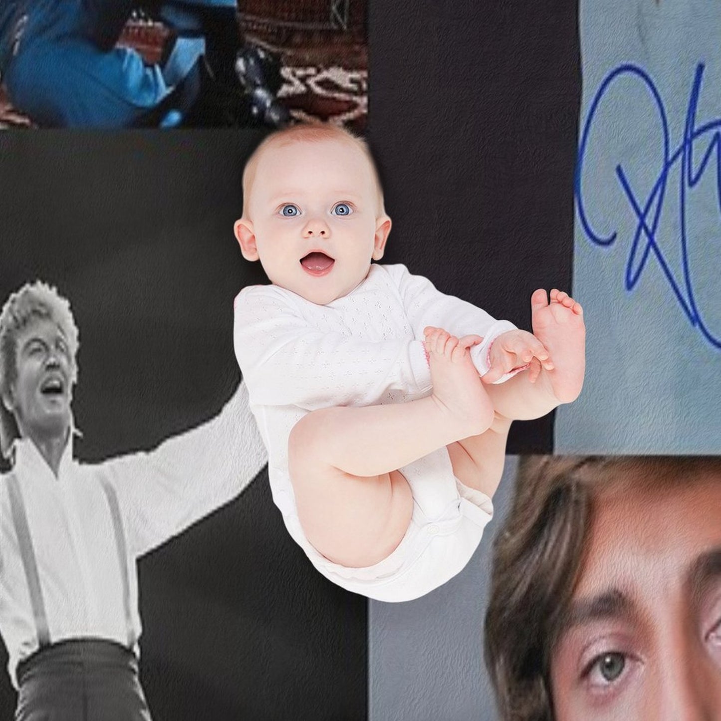 Barry Manilow Signed Compact Throw Blanket