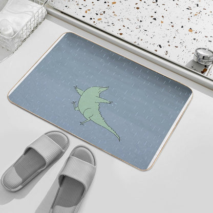 Summer Rain Dinosaur  Toxin-Free Bath Mat