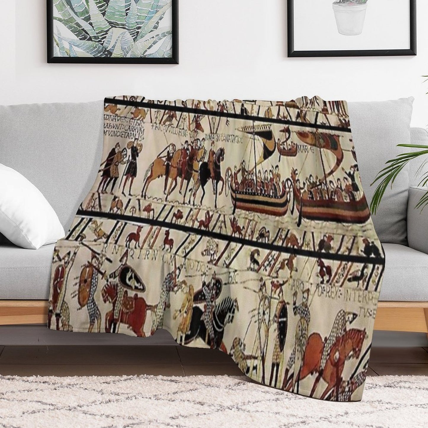 Tapisserie Bayeux - The Bayeux Tapestry Quick-dry Throw Blanket