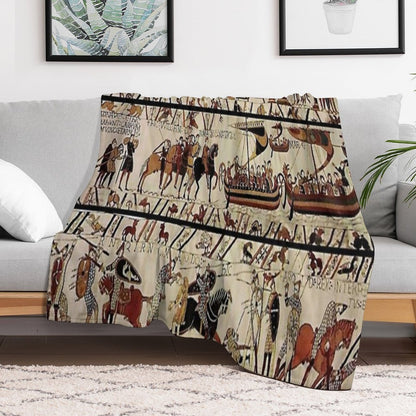 Tapisserie Bayeux - The Bayeux Tapestry Quick-dry Throw Blanket