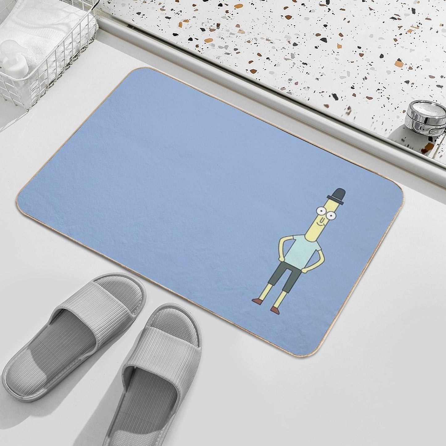 Mr. Poopy Butthole  Non-Slip Bath Mat