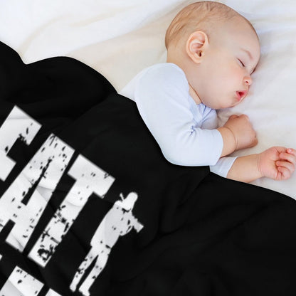 Eat Sleep Airsoft Repeat Eco-conscious Throw Blanket