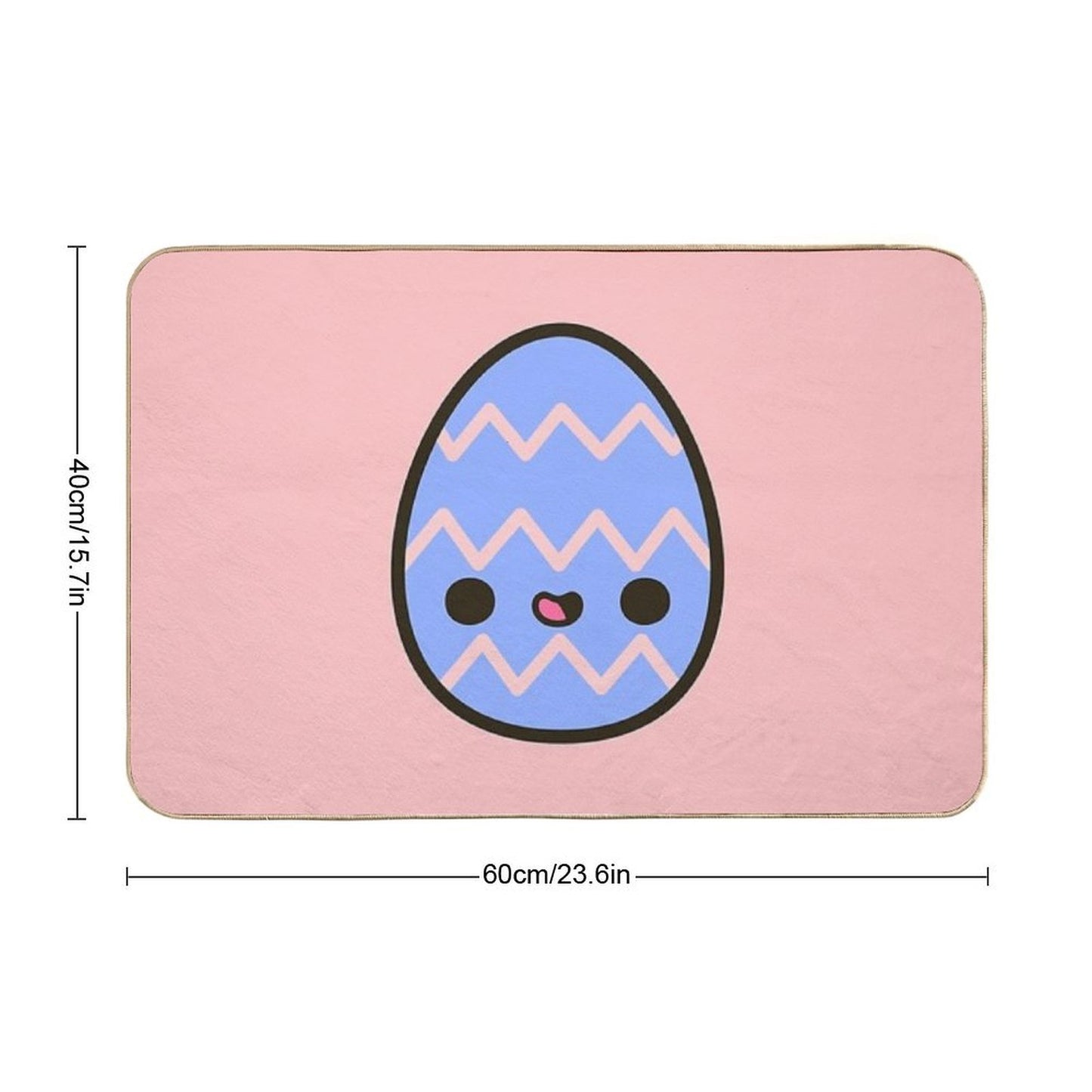 Happy Easter Egg  Versatile Bath Mat
