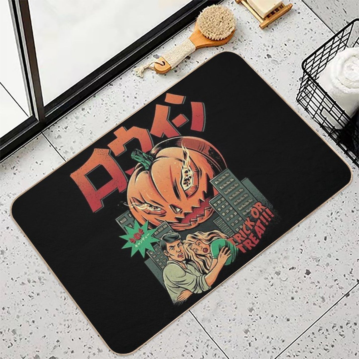 Pumpkinzilla  Multi-Purpose Bath Mat