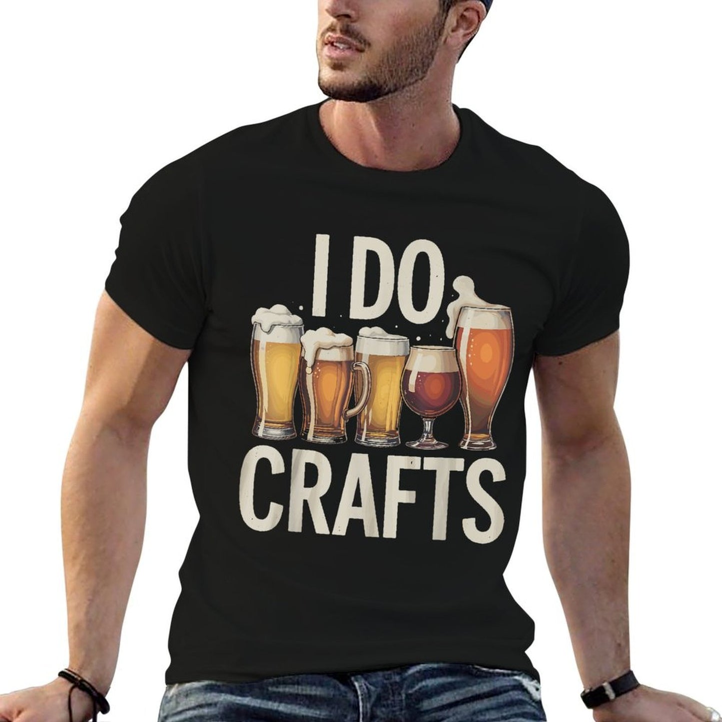Funny I Do Crafts Home Brewing Brewer Craft Beer Hobby  Vintage-inspired T-Shirt