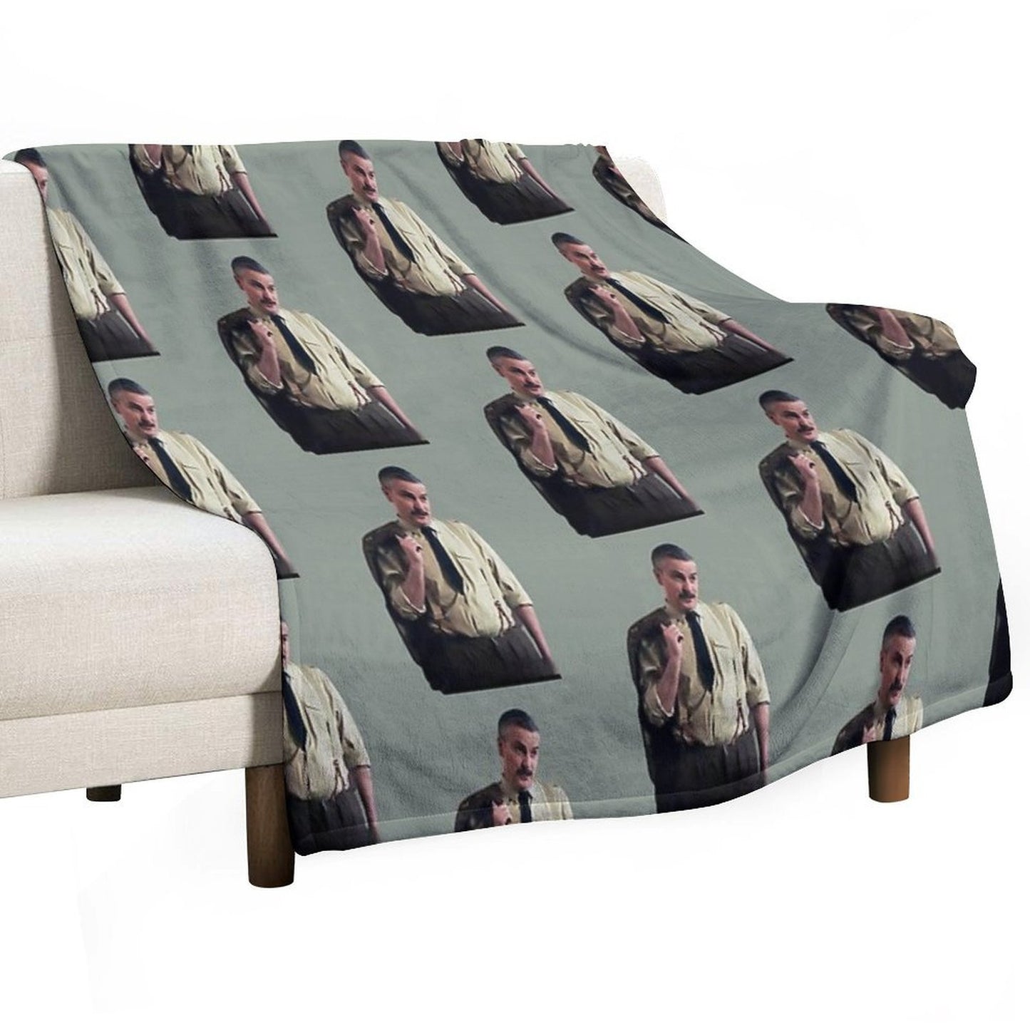 BBC Ghosts The Captain Durable Throw Blanket