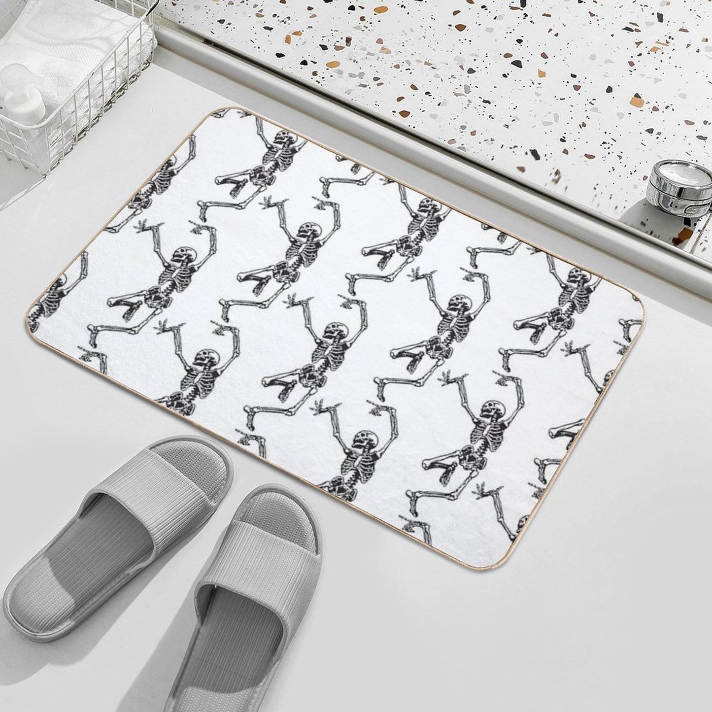 Dance With Death  Non-Slip Bath Mat