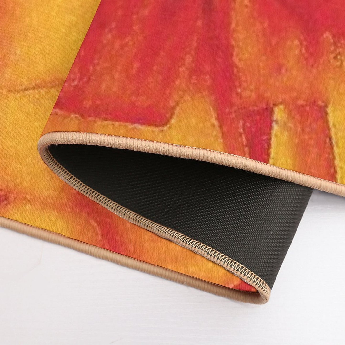 Orange Blossom Water Color  Pet-Safe Bath Mat