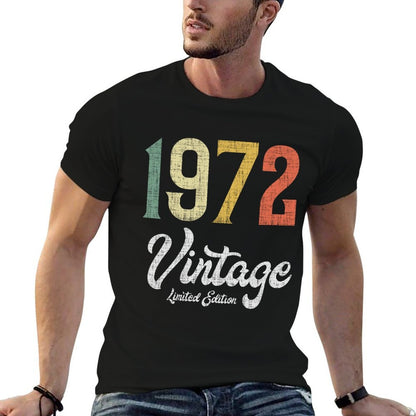 Vintage 1972 Limited Edition 50th Birthday  Breathable T-Shirt