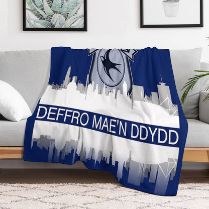 Unique Desing Football Tshirts Ultras Travel-friendly Throw Blanket