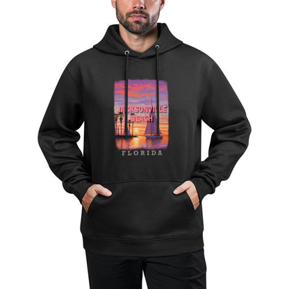 Jacksonville Beach Florida FL Nautical Twilight SD028 Easy Care Hoodie
