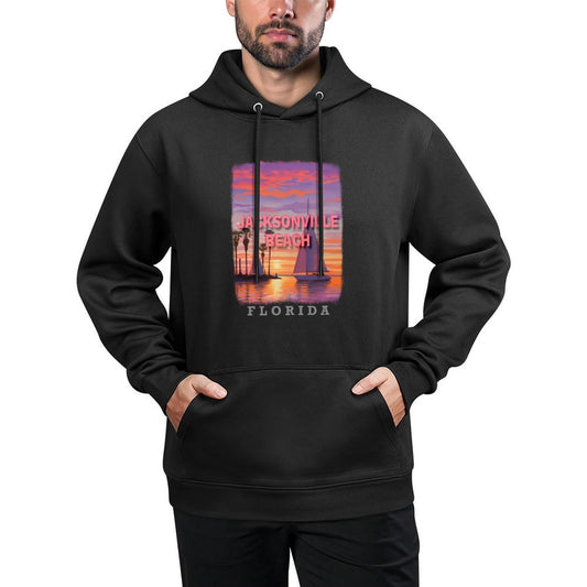 Jacksonville Beach Florida FL Nautical Twilight SD028 Easy Care Hoodie