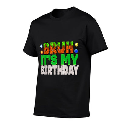 Birthday Boy It's My Birthday Video Game Pixel Number  Lightweight T-Shirt