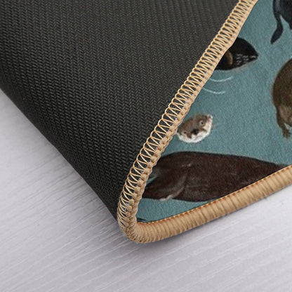 Sea Otters  Long-Lasting Bath Mat