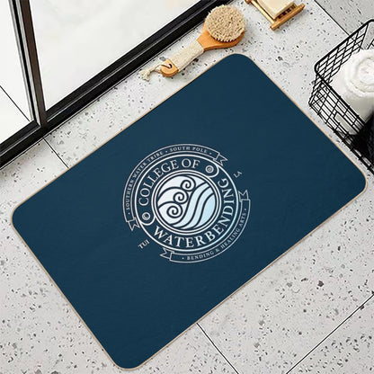ATLA College of Waterbending Avatar Inspired-Design  Repositionable Bath Mat
