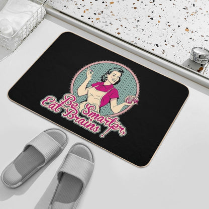 Eat Brains  Rapid-Drying Bath Mat