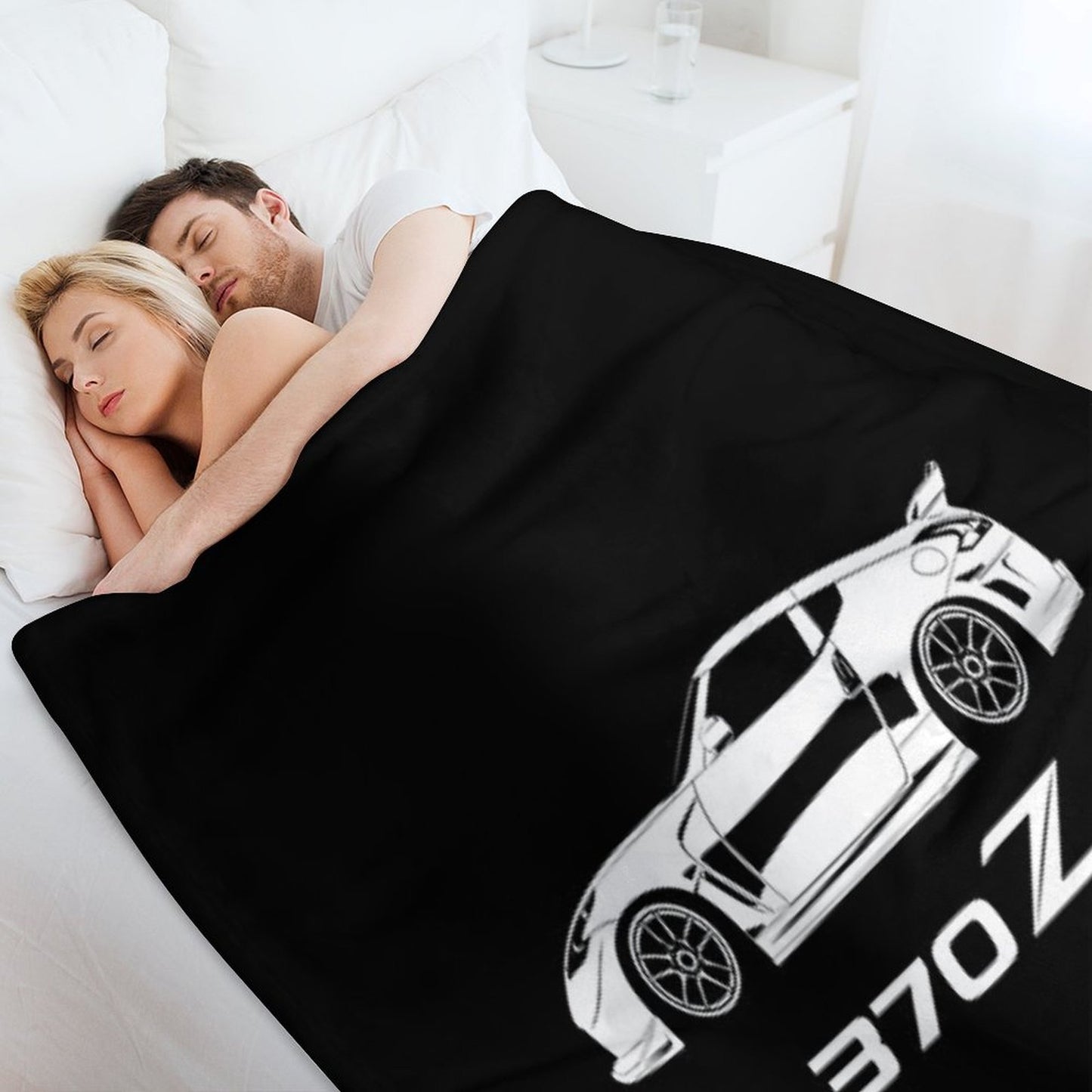 Nissan 370z Sustainable Throw Blanket