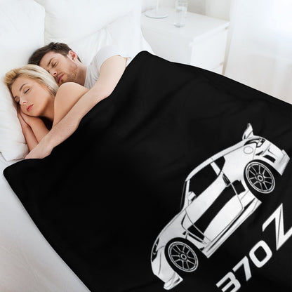 Nissan 370z Sustainable Throw Blanket