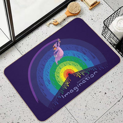 Journey Into Imagination - Painting The Dreamport  Anti-Trip Bath Mat