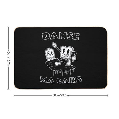 Danse Macarbe  Easy Maintenance Bath Mat