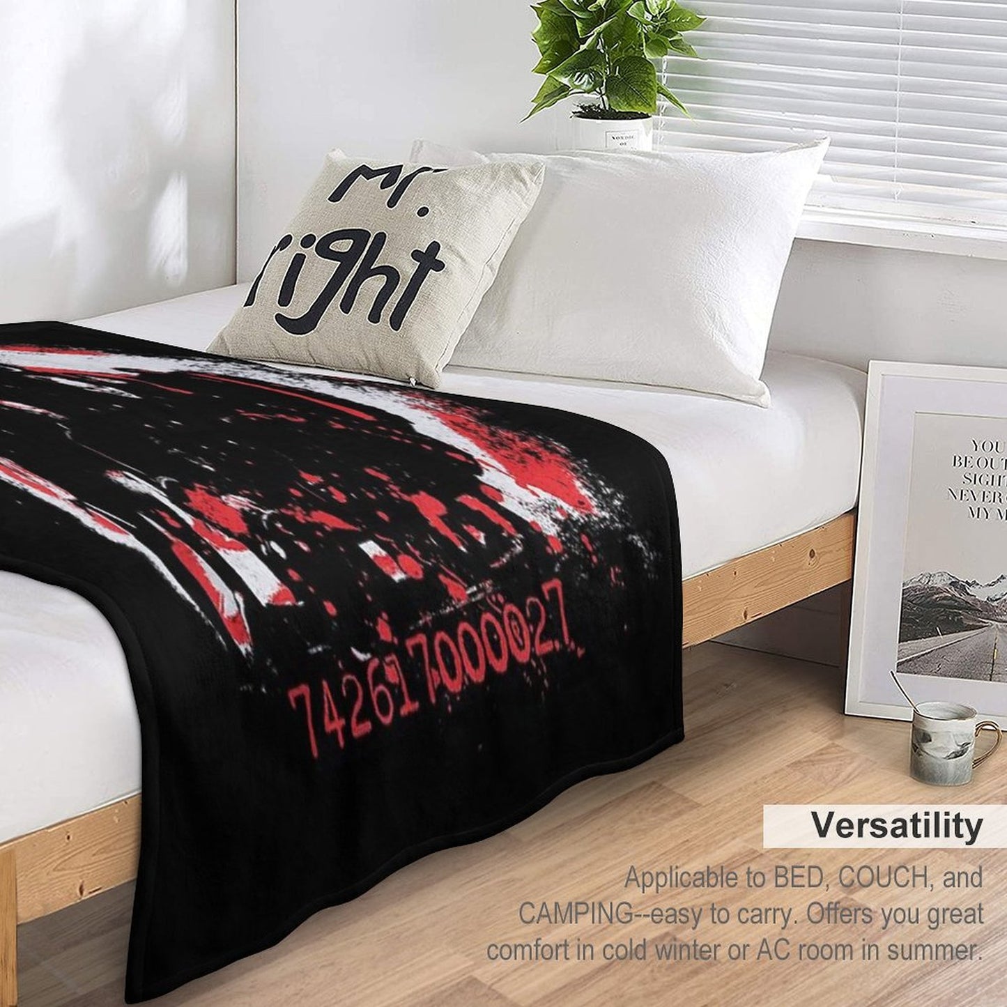 Gift For Fan Travel-friendly Throw Blanket