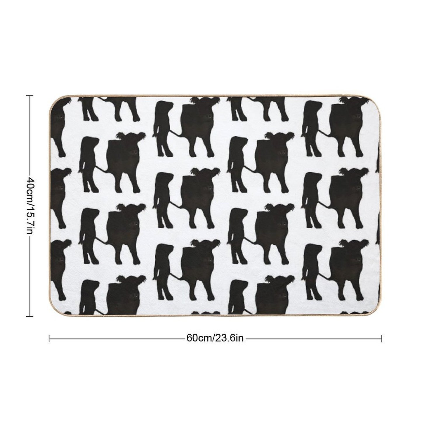 Bobbi Belted Galloway  Odorless Bath Mat