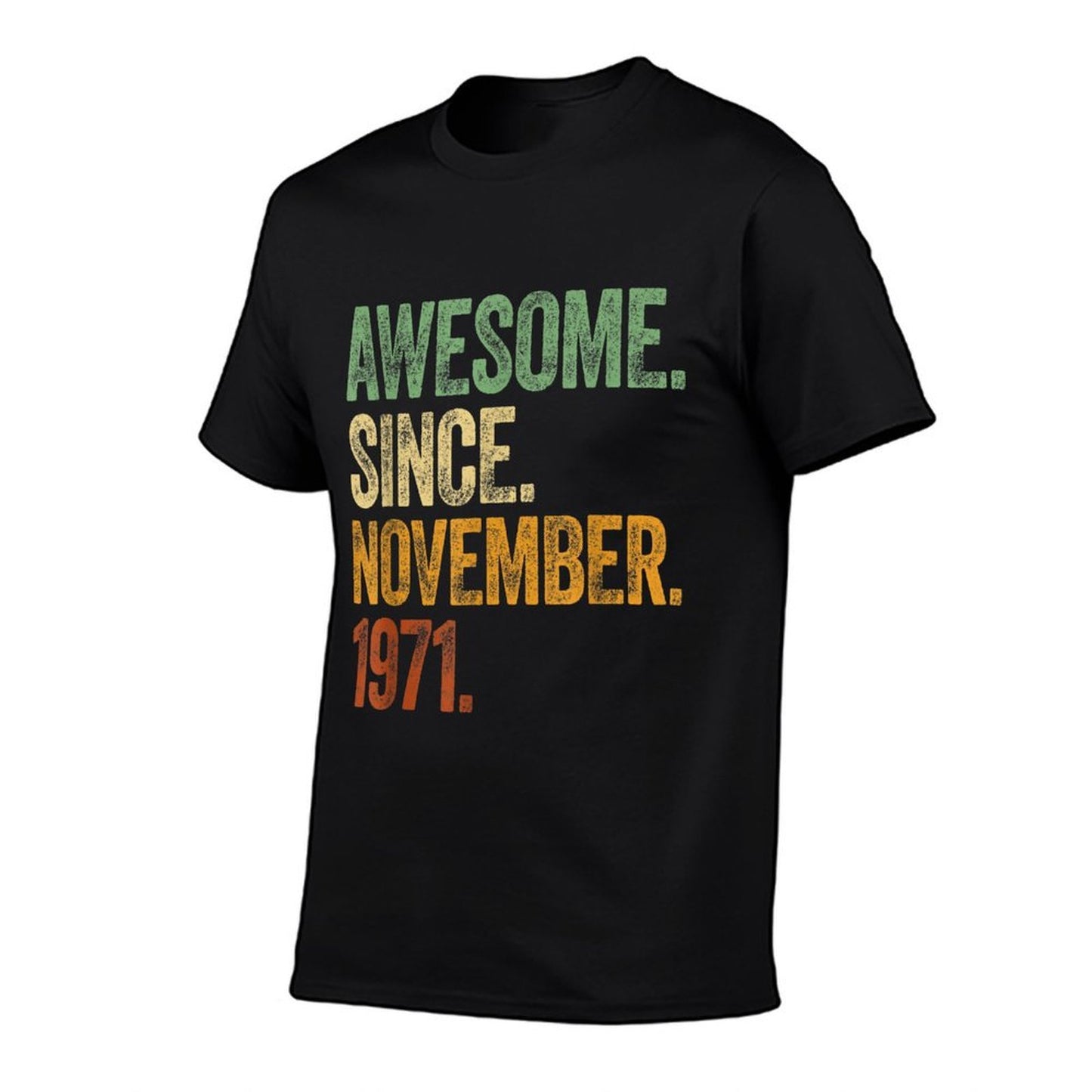 50 Years Awesome Since November Born in 1971 50th Birthday  Trendy Pattern T-Shirt