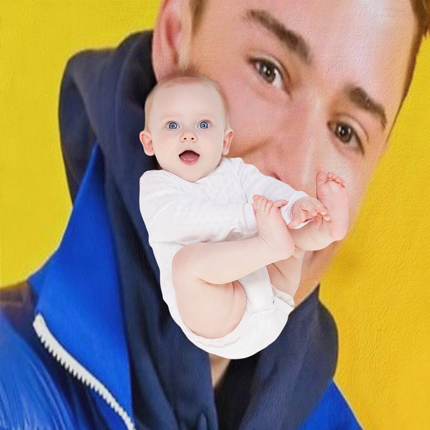 Noah Schnapp Blue Jacket Machine-washable Throw Blanket