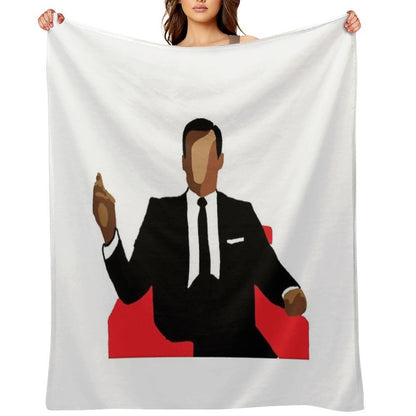 Mad Men Sustainable Throw Blanket