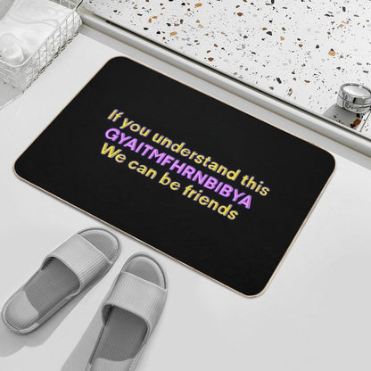 Gyaitmfhrnbibya  Easy Maintenance Bath Mat