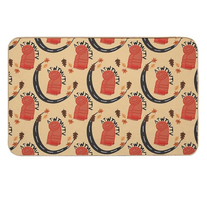 Deluxe ATWTMVTV Red  Easy Maintenance Bath Mat