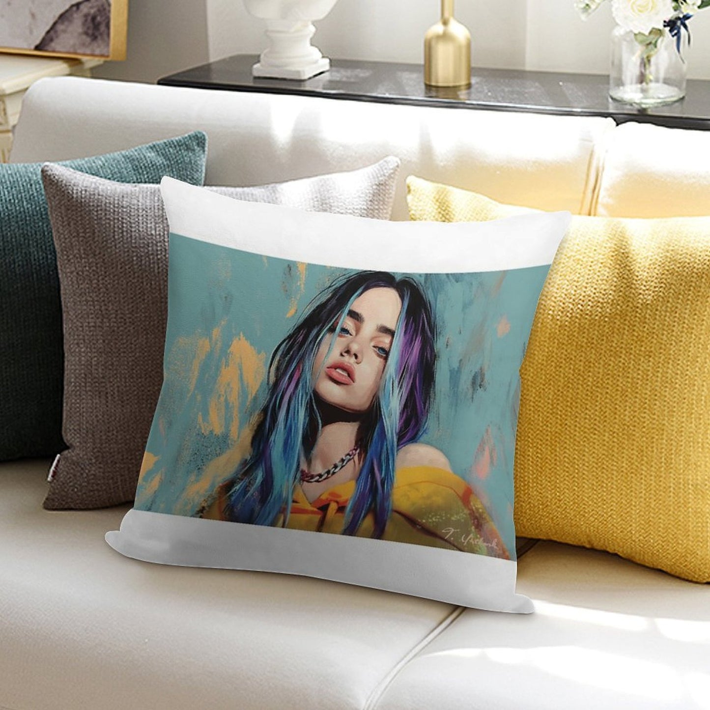 B. Eilish Soft Style Accent Throw Pillow