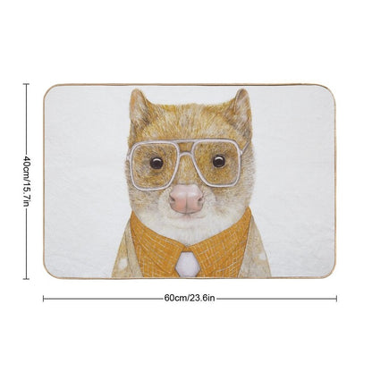 Spotted Quoll, Australian Hipster Animal  Long-Lasting Bath Mat