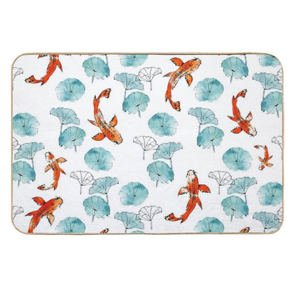 Waterlily Koi  Versatile Bath Mat