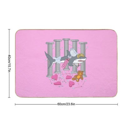 The Cupid Shark  Toxin-Free Bath Mat
