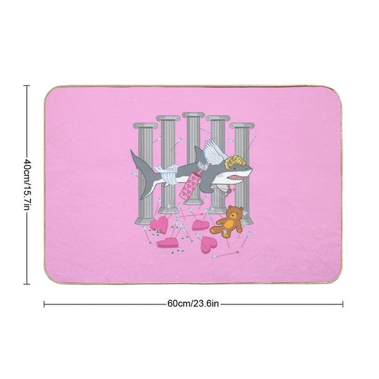 The Cupid Shark  Toxin-Free Bath Mat