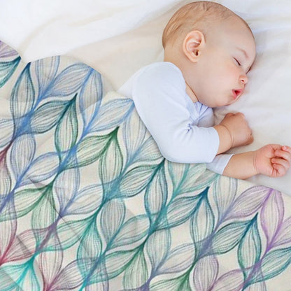Mermaid's Braids - A Colored Pencil Pattern Gift-ready Throw Blanket
