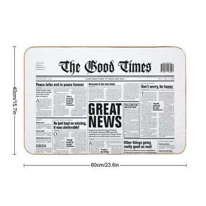 The Good Times Vol. 1, No. 1  Fade-Resistant Bath Mat