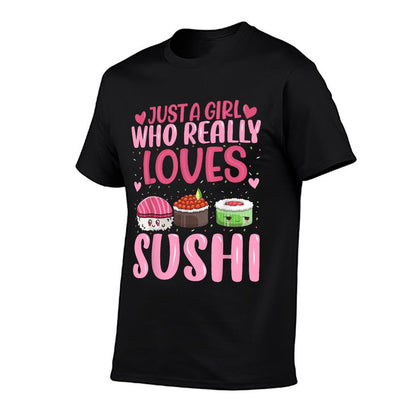 Japanese Sushi Lover - Just A Girl Who Really Loves Sushi  Vintage-inspired T-Shirt