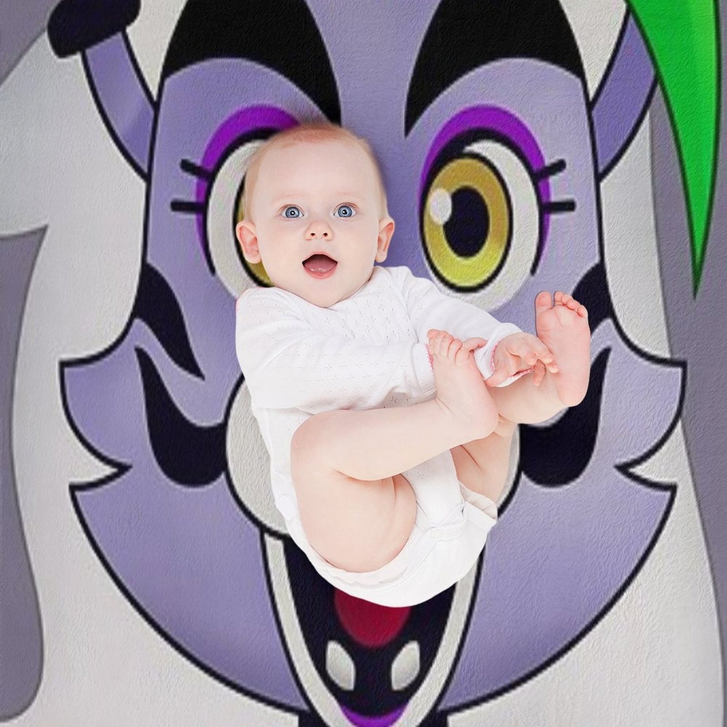 FNAF Roxanne Wolf Design Shrink-resistant Throw Blanket
