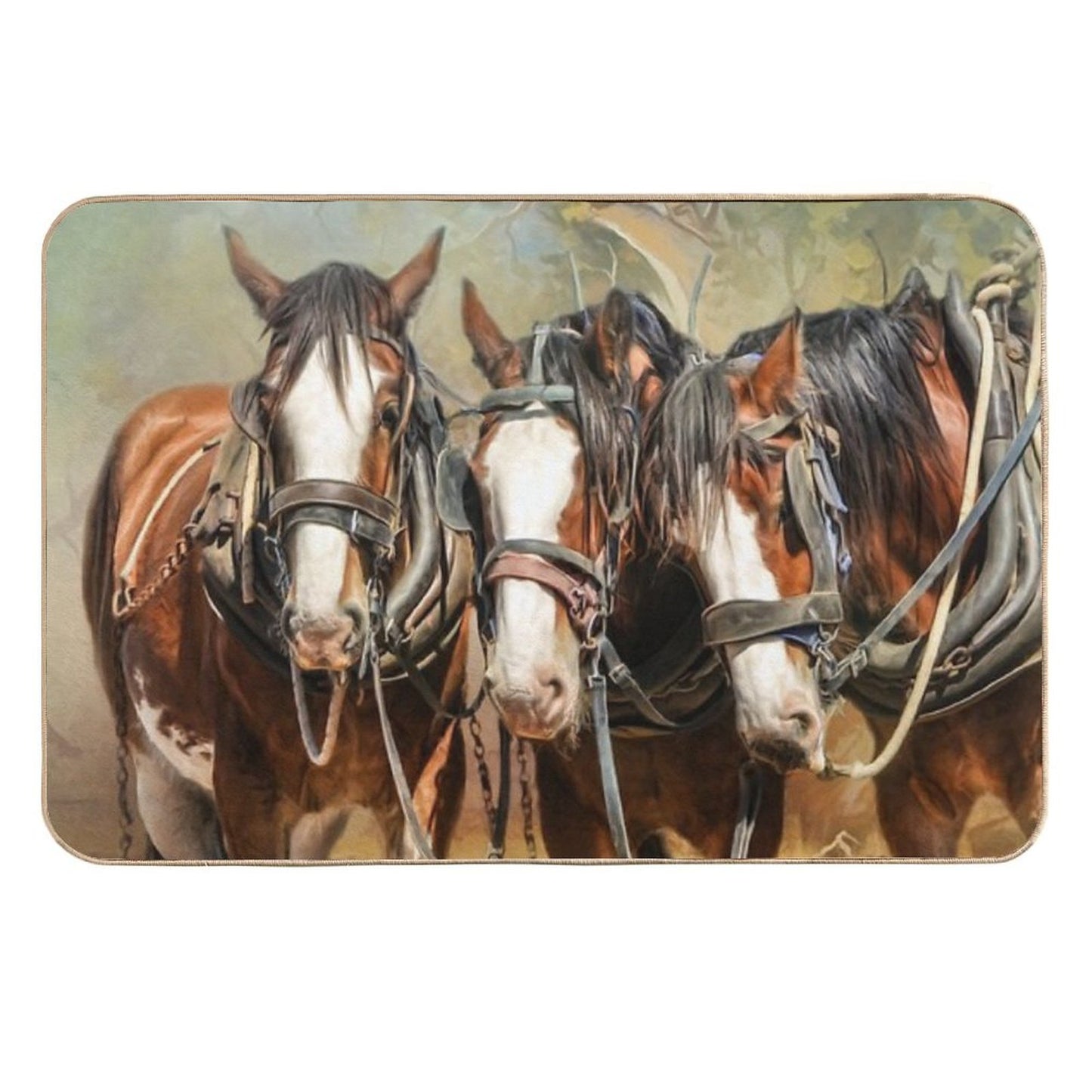 Clydesdale Conversation  Absorbent Bath Mat